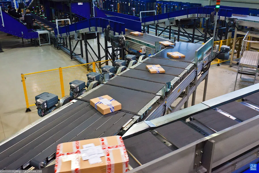 Ленточный конвейер сортировщик