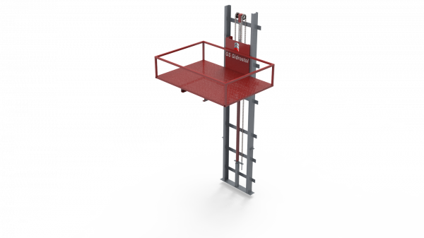 Мачтовый ножничный подъемник