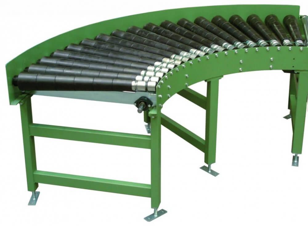 Поворотный приводной рольганг